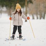 tabere ski copii în plin sezon de iarna